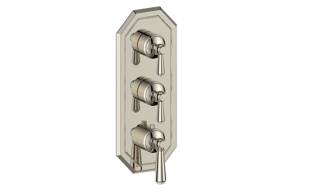 CARINTHIA TRIM FOR 3/4" HIGH-FLOW TH VALVE WITH 2 VOLUME CONTROLS