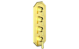 CARINTHIA TRIM FOR 3/4" HIGH-FLOW TH VALVE WITH 3 VOLUME CONTROLS