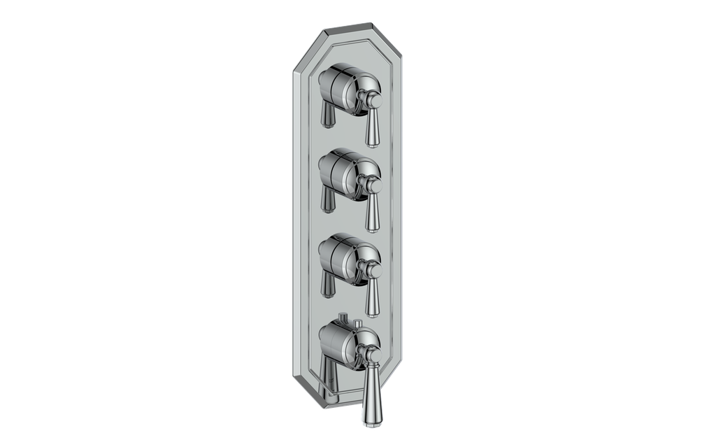 CARINTHIA TRIM FOR 3/4" HIGH-FLOW TH VALVE WITH 3 VOLUME CONTROLS