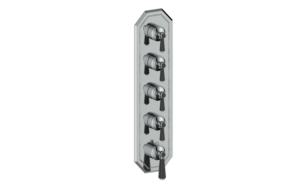 CARINTHIA TRIM FOR 3/4" HIGH-FLOW TH VALVE WITH 4 VOLUME CONTROLS