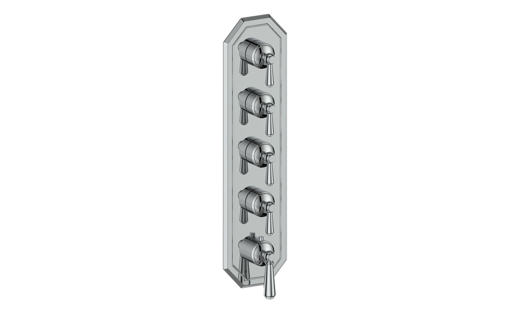 CARINTHIA TRIM FOR 3/4" HIGH-FLOW TH VALVE WITH 4 VOLUME CONTROLS