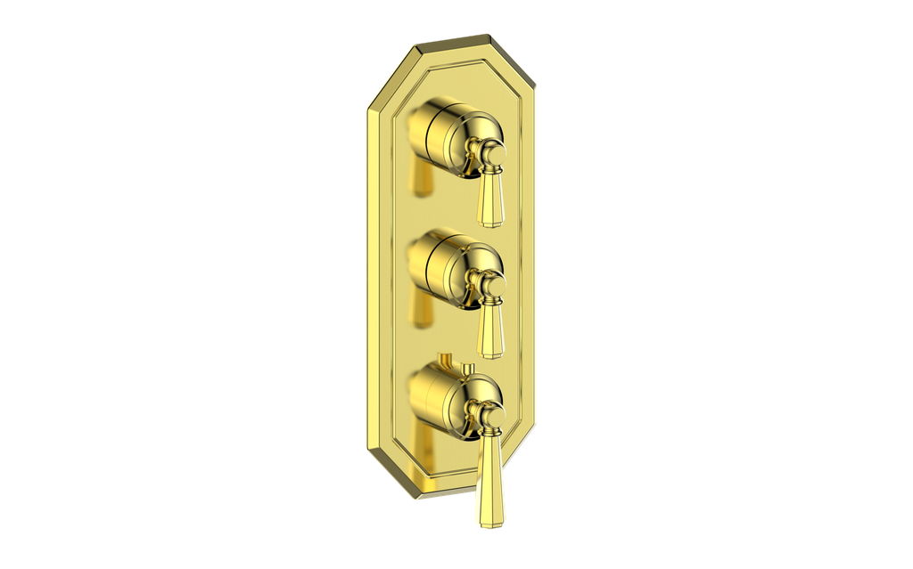 CARINTHIA TRIM FOR 3/4" HIGH-FLOW TH VALVE WITH 2 VOLUME CONTROLS