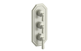 CARINTHIA TRIM FOR 3/4" HIGH-FLOW TH VALVE WITH 2 VOLUME CONTROLS