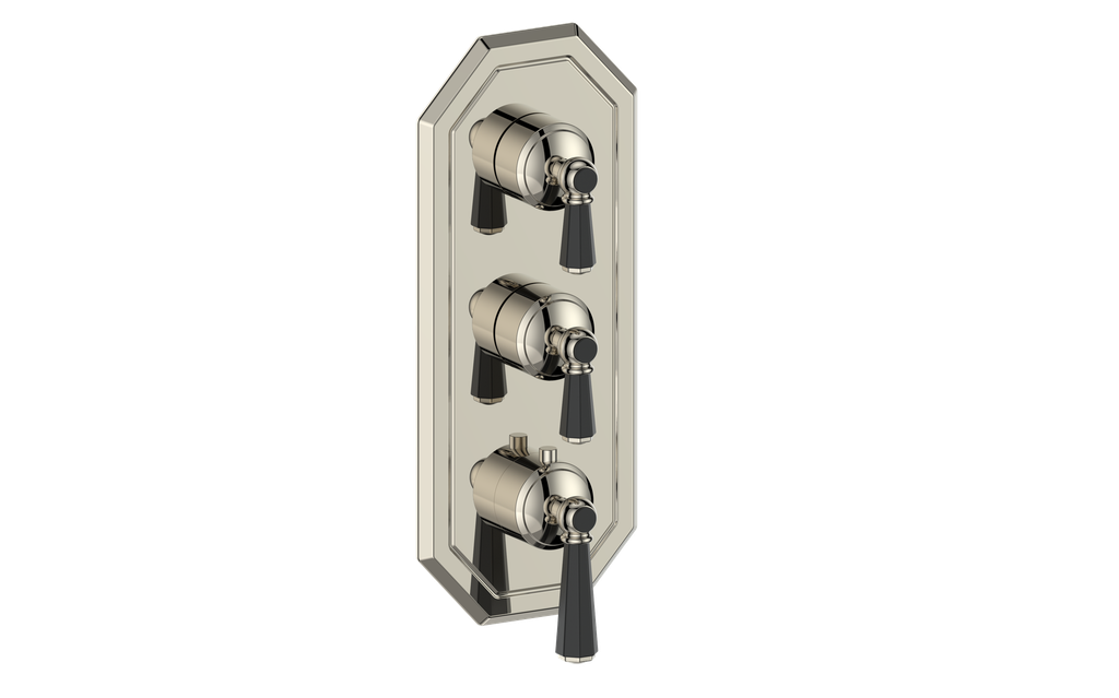 CARINTHIA TRIM FOR 3/4" HIGH-FLOW TH VALVE WITH 2 VOLUME CONTROLS