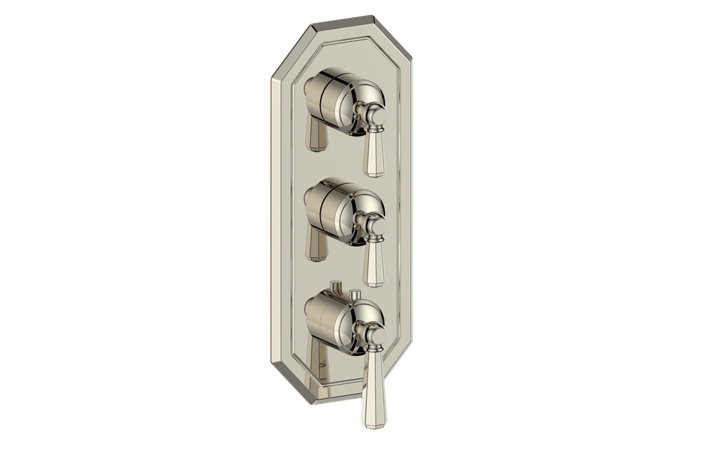 CARINTHIA TRIM FOR 3/4" HIGH-FLOW TH VALVE WITH 2 VOLUME CONTROLS