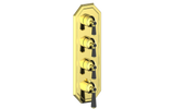 CARINTHIA TRIM FOR 3/4" HIGH-FLOW TH VALVE WITH 3 VOLUME CONTROLS