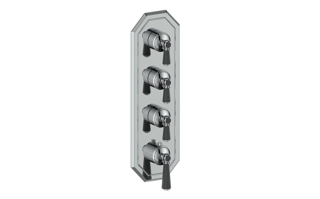 CARINTHIA TRIM FOR 3/4" HIGH-FLOW TH VALVE WITH 3 VOLUME CONTROLS