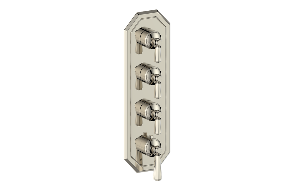 CARINTHIA TRIM FOR 3/4" HIGH-FLOW TH VALVE WITH 3 VOLUME CONTROLS