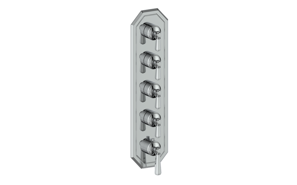 CARINTHIA TRIM FOR 3/4" HIGH-FLOW TH VALVE WITH 4 VOLUME CONTROLS