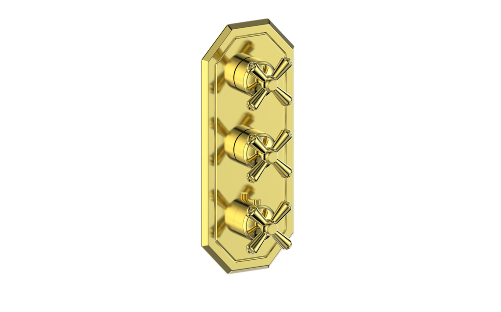 CARINTHIA TRIM FOR 3/4" HIGH-FLOW TH VALVE WITH 2 VOLUME CONTROLS