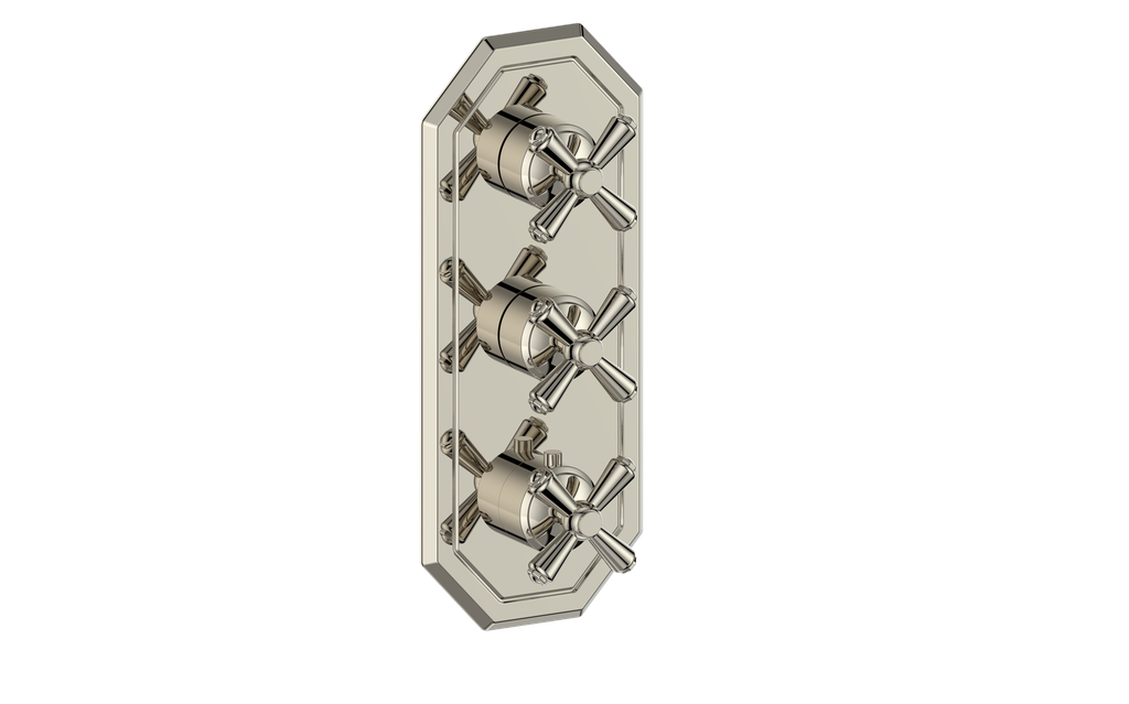 CARINTHIA TRIM FOR 3/4" HIGH-FLOW TH VALVE WITH 2 VOLUME CONTROLS