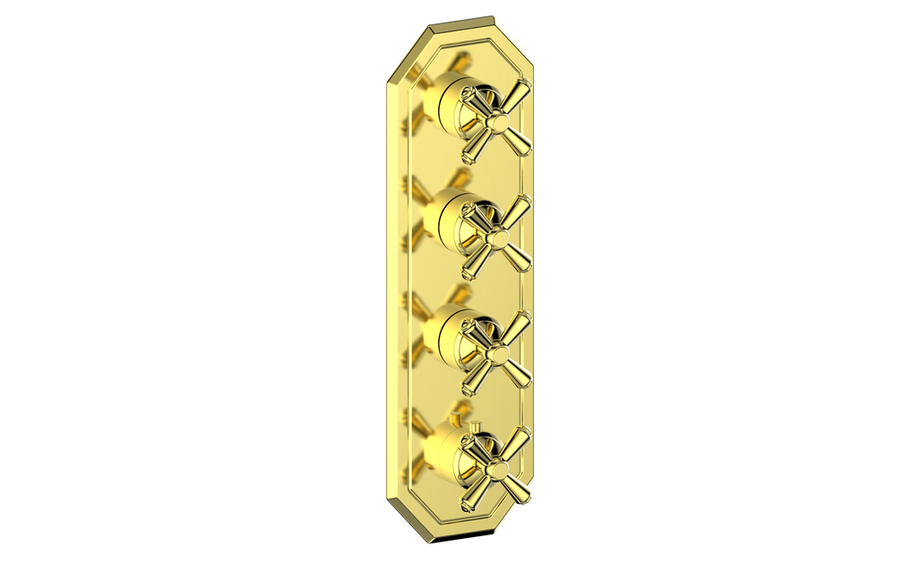 CARINTHIA TRIM FOR 3/4" HIGH-FLOW TH VALVE WITH 3 VOLUME CONTROLS