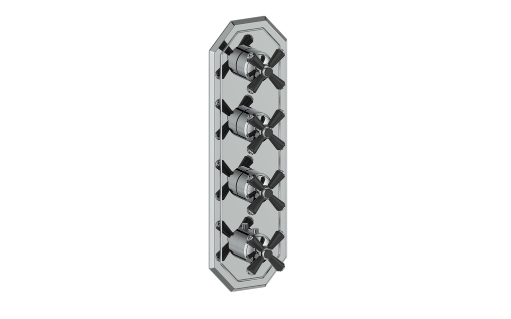 CARINTHIA TRIM FOR 3/4" HIGH-FLOW TH VALVE WITH 3 VOLUME CONTROLS