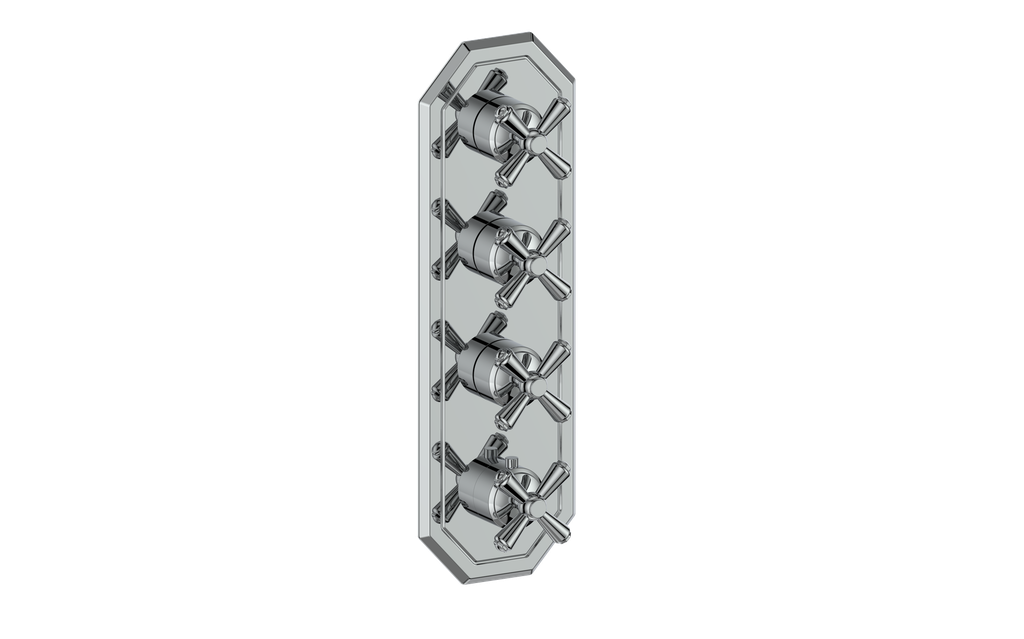CARINTHIA TRIM FOR 3/4" HIGH-FLOW TH VALVE WITH 3 VOLUME CONTROLS