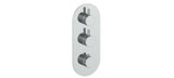 DRAVA TRIM FOR 3/4" HIGH-FLOW TH VALVE WITH 2 VOLUME CONTROLS