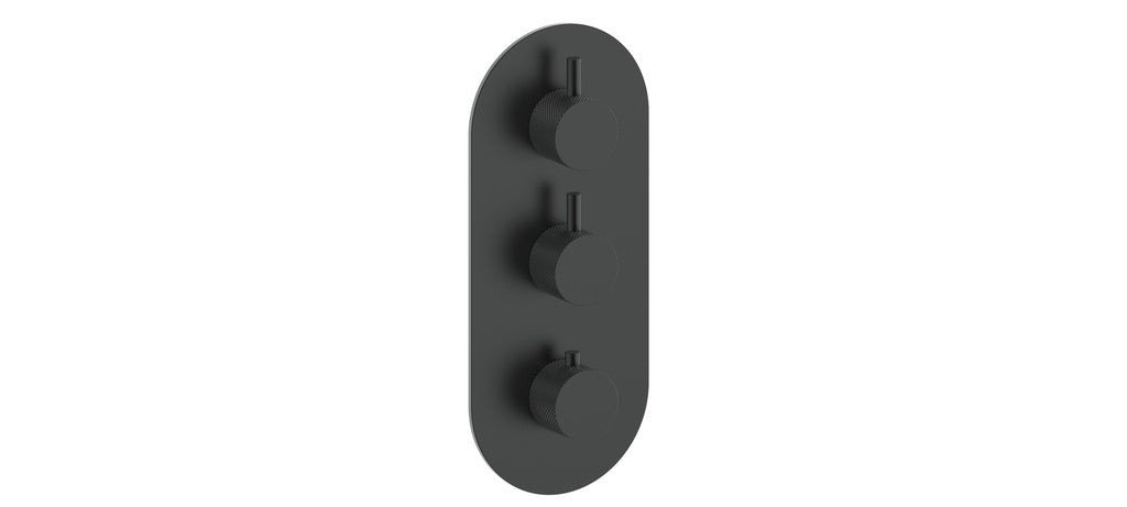 DRAVA TRIM FOR 3/4" HIGH-FLOW TH VALVE WITH 2 VOLUME CONTROLS