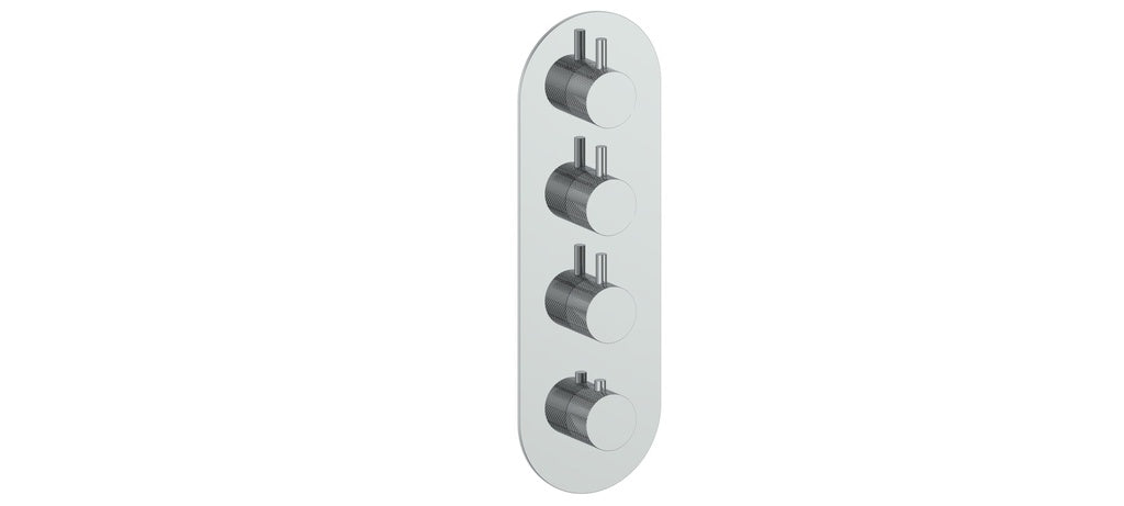 DRAVA TRIM FOR 3/4" HIGH-FLOW TH VALVE WITH 3 VOLUME CONTROLS