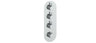 DRAVA TRIM FOR 3/4" HIGH-FLOW TH VALVE WITH 3 VOLUME CONTROLS