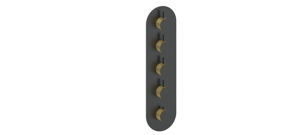 DRAVA TRIM FOR 3/4" HIGH-FLOW TH VALVE WITH 4 VOLUME CONTROLS