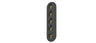 DRAVA TRIM FOR 3/4" HIGH-FLOW TH VALVE WITH 4 VOLUME CONTROLS
