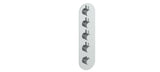 DRAVA TRIM FOR 3/4" HIGH-FLOW TH VALVE WITH 4 VOLUME CONTROLS