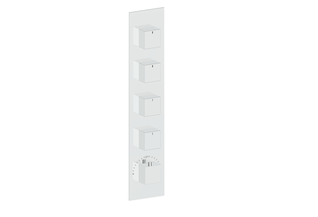 KAPFENBERG TRIM FOR 3/4" HIGH-FLOW TH VALVE WITH 4 VOLUME CONTROLS