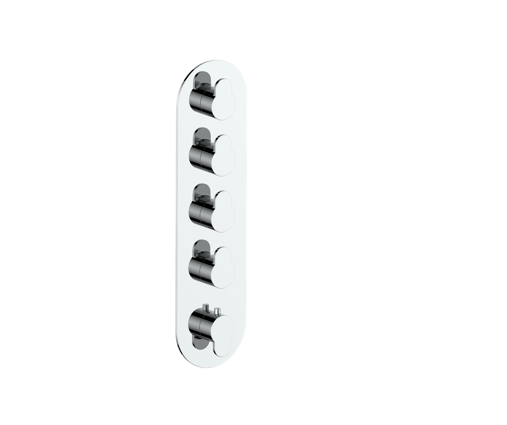 LUSTEN TRIM FOR 3/4" HIGH-FLOW TH VALVE WITH 4 VOLUME CONTROLS