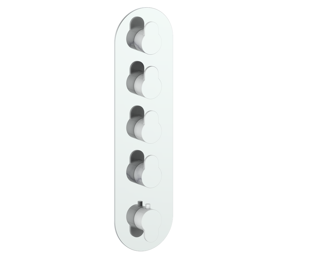 LUSTEN TRIM FOR 3/4" HIGH-FLOW TH VALVE WITH 4 VOLUME CONTROLS