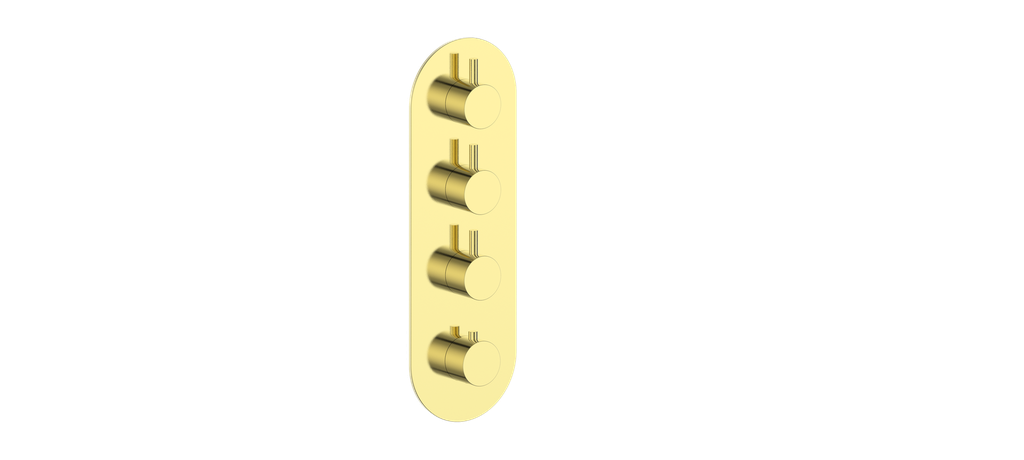 WORGL TRIM FOR 3/4" HIGH-FLOW TH VALVE WITH 3 VOLUME CONTROLS