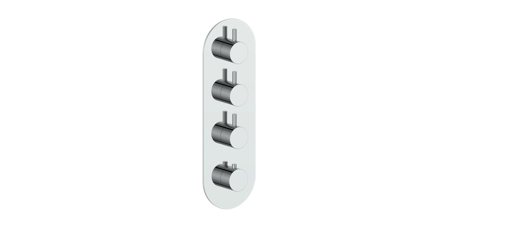 WORGL TRIM FOR 3/4" HIGH-FLOW TH VALVE WITH 3 VOLUME CONTROLS