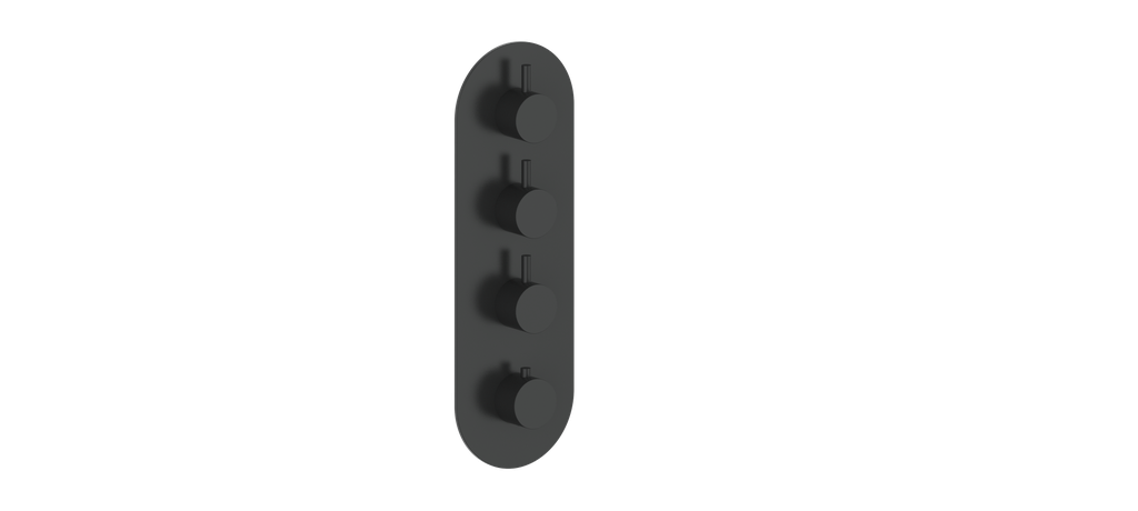 WORGL TRIM FOR 3/4" HIGH-FLOW TH VALVE WITH 3 VOLUME CONTROLS
