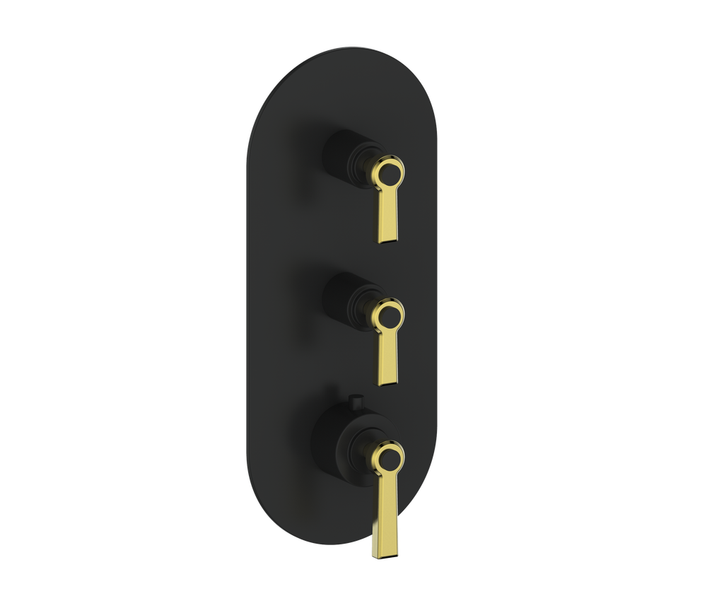ZEHN TRIM FOR 3/4" HIGH-FLOW TH VALVE WITH 2 VOLUME CONTROLS