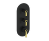 ZEHN TRIM FOR 3/4" HIGH-FLOW TH VALVE WITH 2 VOLUME CONTROLS