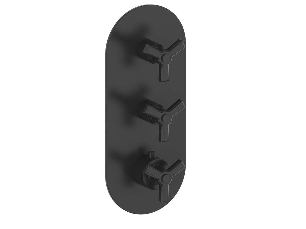 ZEHN TRIM FOR 3/4" HIGH-FLOW TH VALVE WITH 2 VOLUME CONTROLS