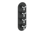 ZEHN TRIM FOR 3/4" HIGH-FLOW TH VALVE WITH 3 VOLUME CONTROLS
