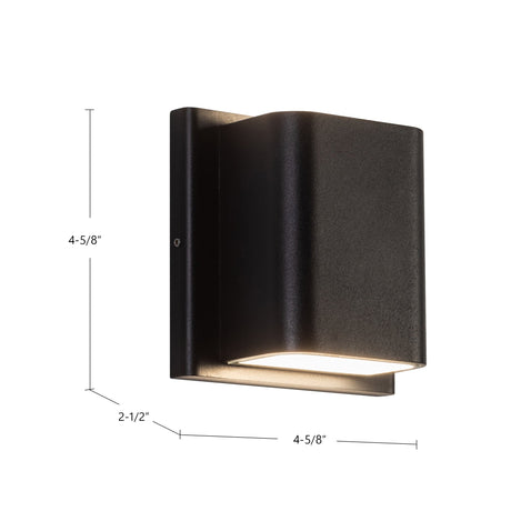 Kuzco Tolan 4-in All-terior Up/Down Wall Light
