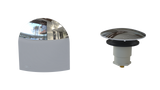 W/O Trim Kit Euro Tip-Toe w/Bell SlideOn™ Faceplate (TR00ET)