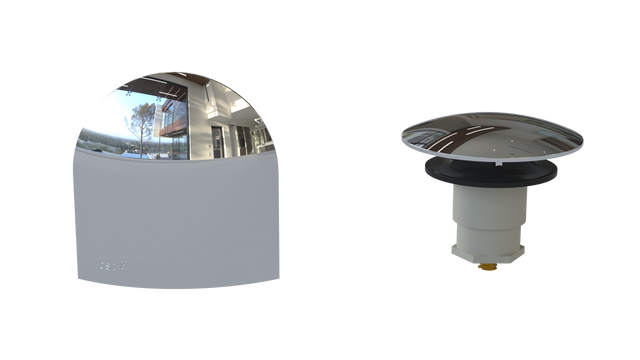 W/O Trim Kit Euro Tip-Toe w/Bell SlideOn™ Faceplate (TR00ET)