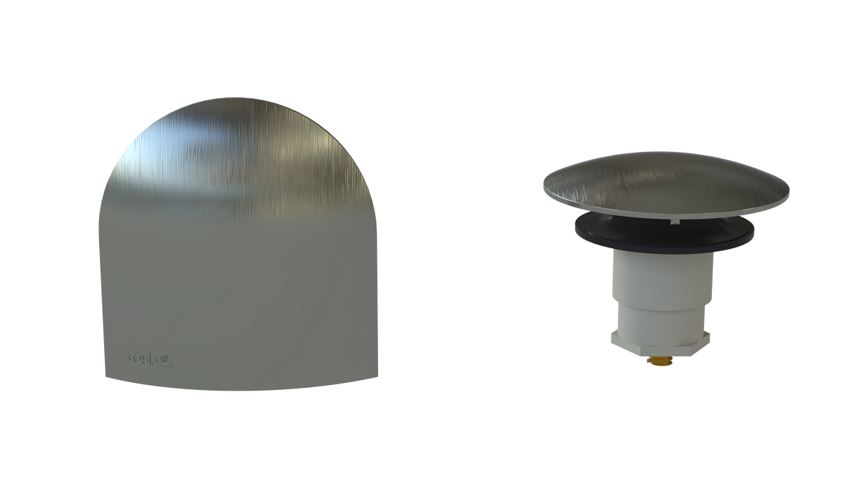 W/O Trim Kit Euro Tip-Toe w/Bell SlideOn™ Faceplate (TR00ET)