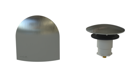 W/O Trim Kit Euro Tip-Toe w/Bell SlideOn™ Faceplate (TR00ET)