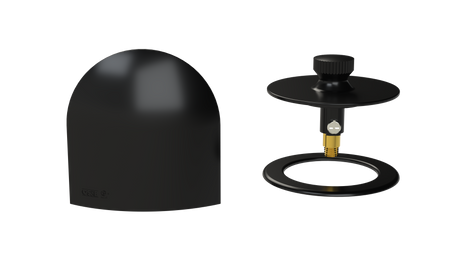 W/O Trim Kit Lift&Turn w/Bell SlideOn™ Faceplate with Trim Ring (TR00LZ-MBL-R)