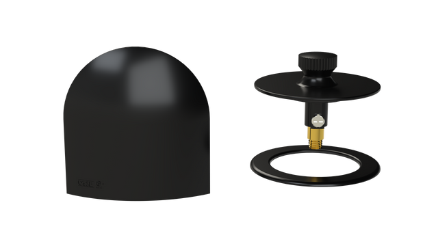 W/O Trim Kit Lift&Turn w/Bell SlideOn™ Faceplate with Trim Ring (TR00LZ-MBL-R)