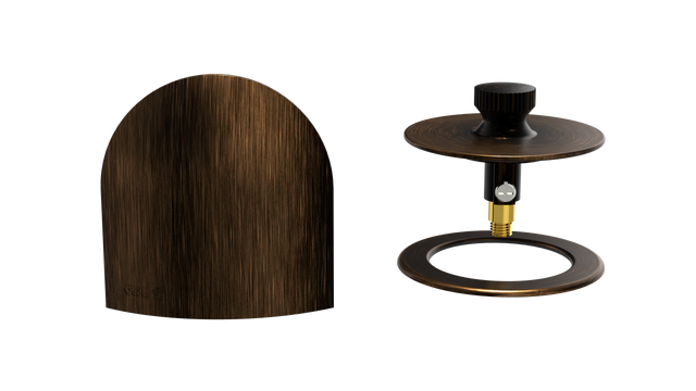 W/O Trim Kit Lift&Turn w/Bell SlideOn™ Faceplate with Trim Ring (TR00LZ-VB-R)