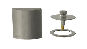 W/O Trim Kit Lift&Turn w/Square SlideOn™ Faceplate with Trim Ring (TR01LZ-BN-R)
