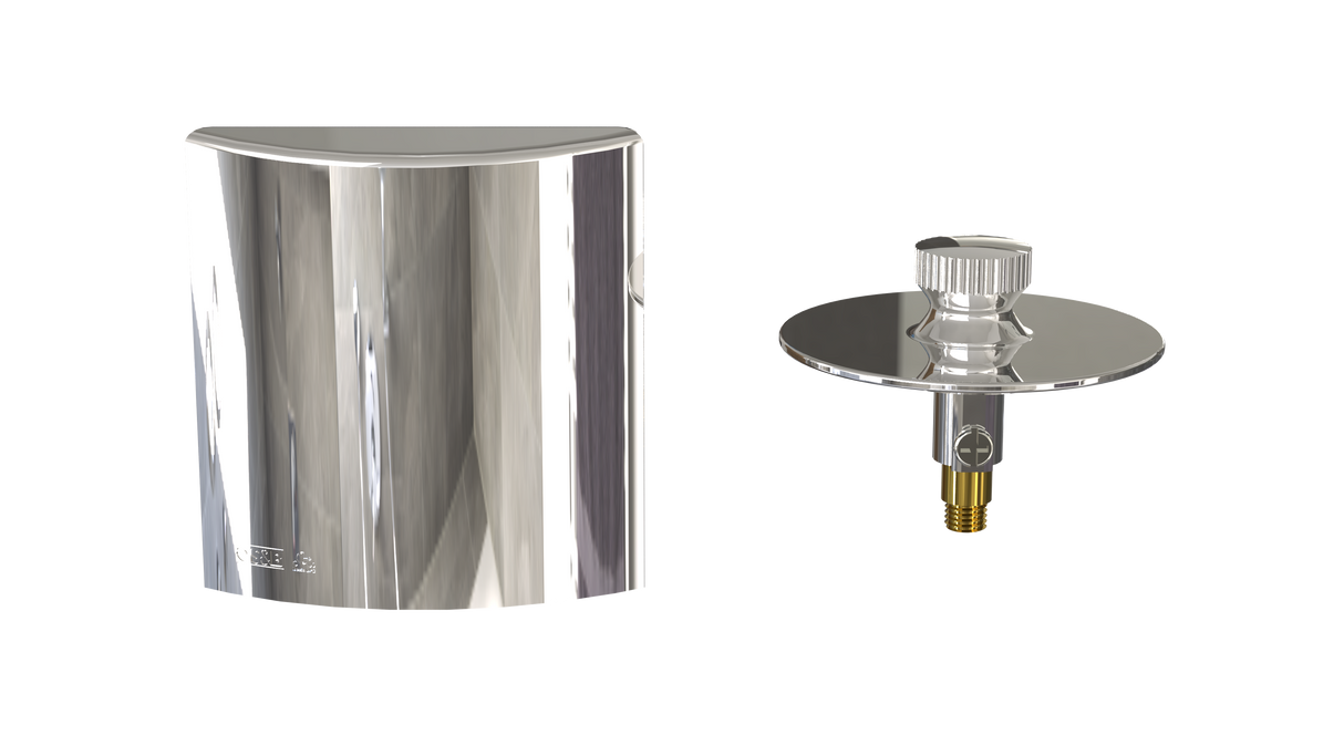 W/O Trim Kit Lift&Turn w/Square SlideOn™ Faceplate (TR01LZ)