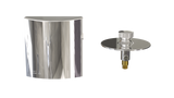 W/O Trim Kit Lift&Turn w/Square SlideOn™ Faceplate (TR01LZ)