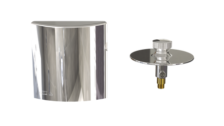 W/O Trim Kit Lift&Turn w/Square SlideOn™ Faceplate (TR01LZ)