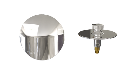 W/O Trim Kit Lift&Turn w/Round SlideOn™ Faceplate (TR02LZ)