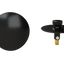 W/O Trim Kit Lift&Turn w/Round SlideOn™ Faceplate (TR02LZ)