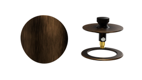 W/O Trim Kit Lift&Turn w/Round SlideOn™ Faceplate with Trim Ring (TR02LZ-VB-R)